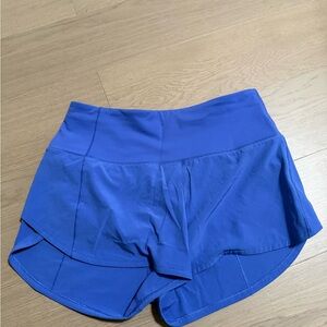 lululemon athletica speed up  high rise 2 1/2” 
Color: wild indigo